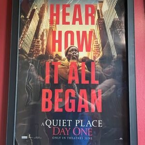A Quiet Place: Day 1 Movie Theater Poster